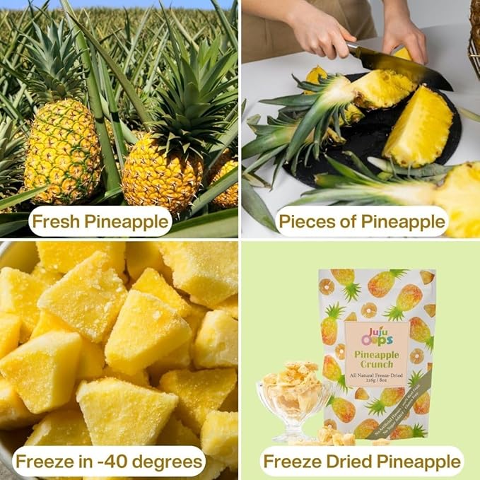 Juju Oops Freeze Dried Summer Strawberry &amp Pineapple Fruit Set