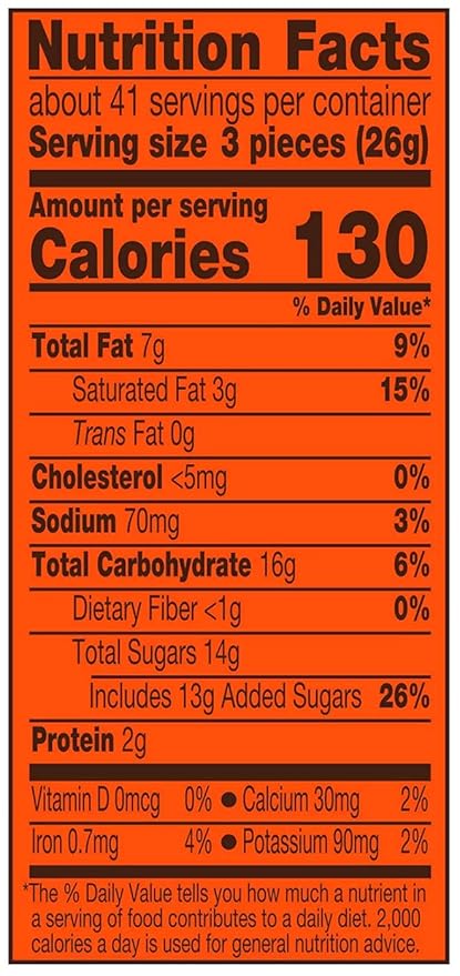 Reeses Miniatures Milk Chocolate Peanut Butter Red 2 Pound (Pack of 1)