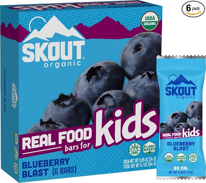 Generic Sk.out Bar Kids Blueberry 5.1 oz (Pack of 6)