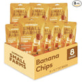 GoodSAM Small Farms Baked Banana Chips Pack of 8 Simple Ingredient Fruit Chips
