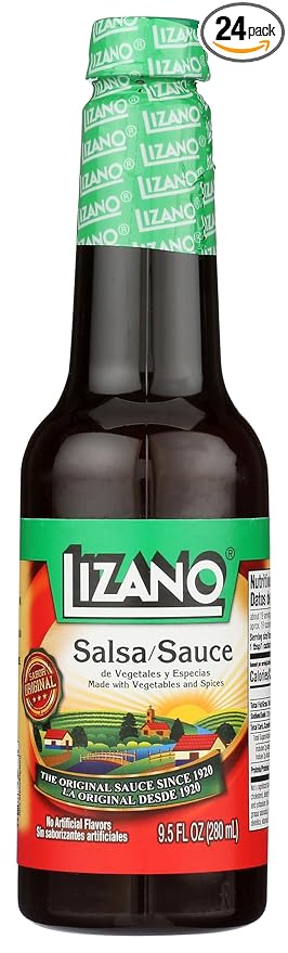 Lizano Sauce Made With Vegetables And Spices 9.46 Fluid Ounces (Pack Of 24)