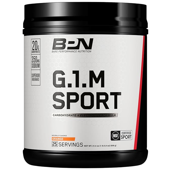 Bare Performance Nutrition BPN Go Bar &amp G.1.M Sport Orange Bundle