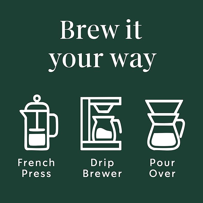 Starbucks Ground Coffee Medium Roast Hot or Iced Coffee Breakfast Blend Six 12 oz Bags