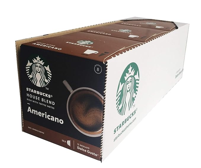 Nescafe Dolce Gusto Starbucks House Blend Americano x 3 Boxes (36 Capsules) 36 Drinks