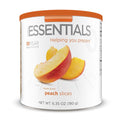 Emergency Essentials Freeze-Dried Peach Slices #10 Can Freeze-Dried Fruit Freeze-Dried Peaches Peach Rings Snacks Emergency Food Cans 30-Year Shelf Life Food