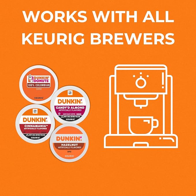Dunkin K-Cups Coffee Variety Box - Original Blend 100% Colombian Midnight Dark Roast 30 Count with Recipe eBook
