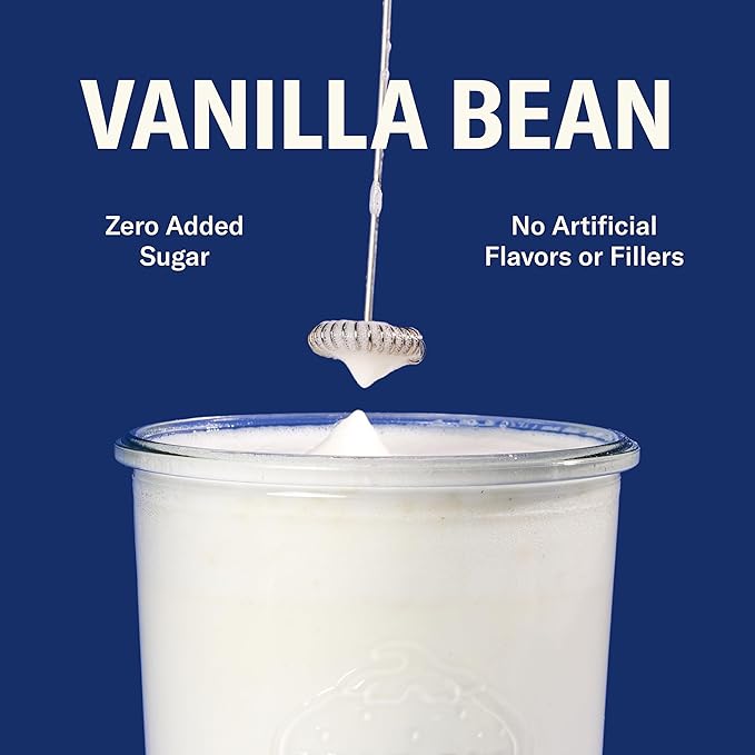 Ballerina Farm Grass Fed Whey Protein Powder Vanilla Bean 24g Protein with Collagen Peptides Bovine Colostrum Hemp Hearts &amp Prebiotic Fiber No Added Sugar or Artificial Ingredients 20 Servin