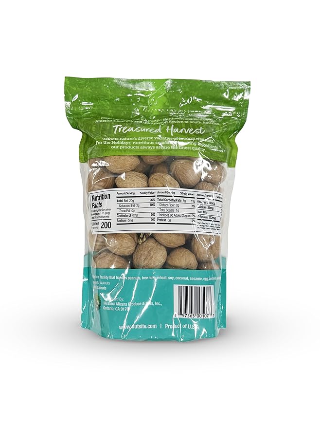In Shell California Walnuts - TWIN PACK - 2/32 oz.