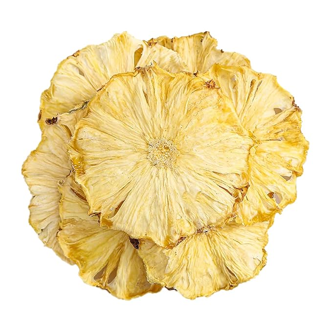 jweemax 500g Dried Fruit Slices Dehydrated Fruit Slices for Cocktails Garnish Home Decor Fruit Tea Pineapple