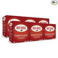 Red Rose English Breakfast Tea Specially Blended Strong Robust Black Tea with 50 Individually Wrapped Tea Bags Per Box (Pack of 6) Contains Caffeine Brew Hot Full Flavored Black Tea in the English Tra