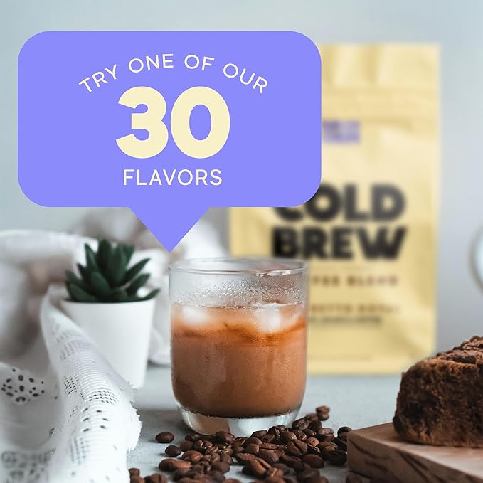 Birch Glen Roasters Cold Brew Coffee Bags - 12 Pack of Coarse Ground Coffee Filter Pitcher Packs for Easy Brewing - 100% Arabica - Yields 6 Pitchers - Crème Brulee Flavor