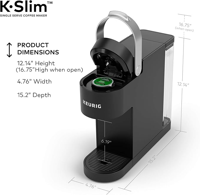 Keurig K-Slim Maker with Green Mountain Coffee Roasters Favorites Collection Variety Pack 40 Count