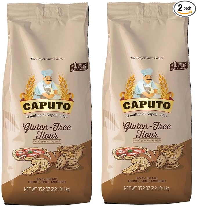 Antico Molino Napoli Antimo Caputo Pizza Flour Gluten Free 2.2 Pound (Pack of 2)