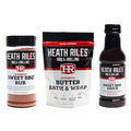 Heath Riles BBQ Backyard Rib Bundle (1 Rub 1 Sauce and 1 Marinade) Competition Winning Products from Pitmaster Heath Riles