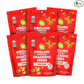 Go Raw Organic Sprouted Chili Lime Sprouted Snacking Seeds 4 oz 6 Pack Pumpkin &amp Sunflower Seeds Keto Kosher