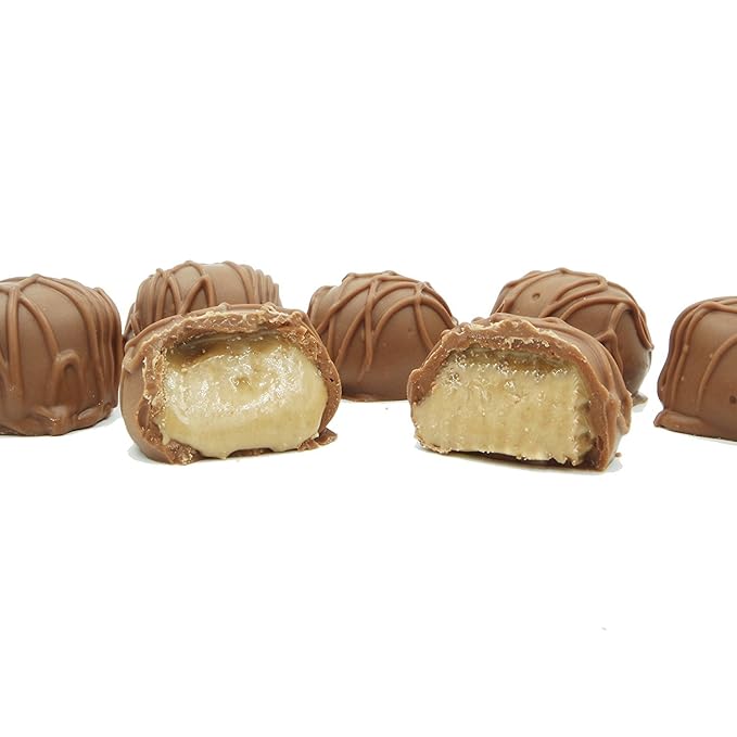 Philadelphia Candies Homemade Maple Creams Milk Chocolate 1 Pound Gift Box