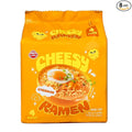 Cheesy Ramen - Cheddar Soup Ramen | Mild Kick Creamy &amp Savory Korean Noodles | 3.92 oz (Pack of 8)