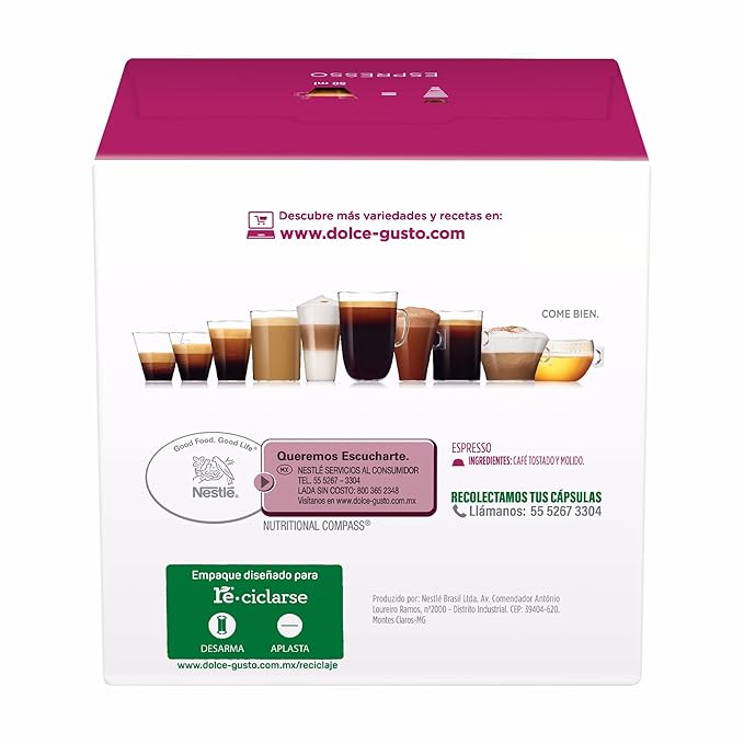 Nescafe Dolce Gusto for Nescafe Dolce Gusto Brewers Espresso 16 Count