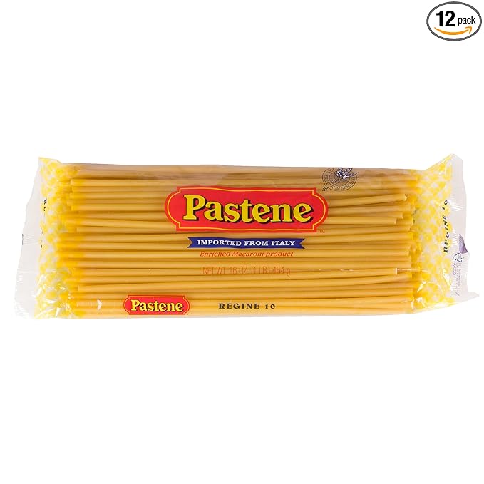 Pastene Organic Italian Regine Pasta 16 Ounce (pack of 12)