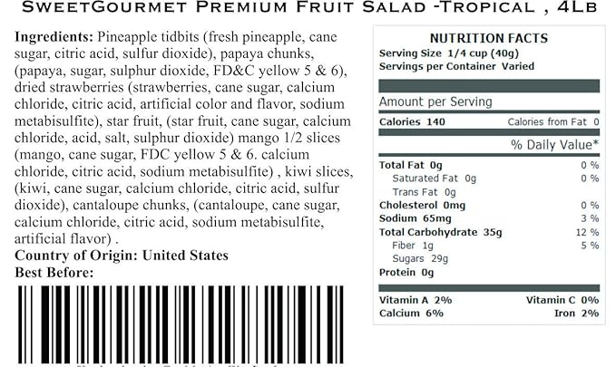 Premium Tropical Fruit Salad 4 lb