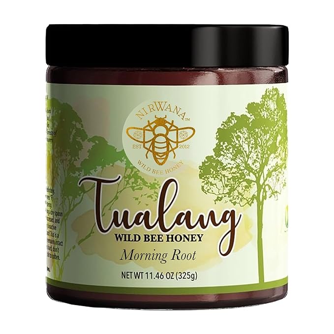 Morning Root by Nirwana – Wild Bee Tualang Honey Malaysian Rainforest Multifloral Honey 325 g Glass Jar