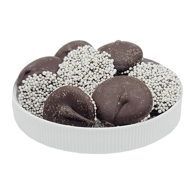 Chocolate Nonpareils - 1.25 Lb (20 Oz) Tub (Dark Chocolate Nonpareils)