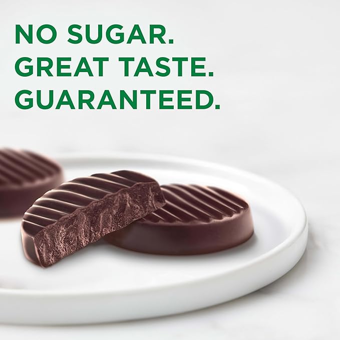 RUSSELL STOVER Sugar Free Dark Chocolate Medallions Candy 2 oz. bag (Pack of 10)