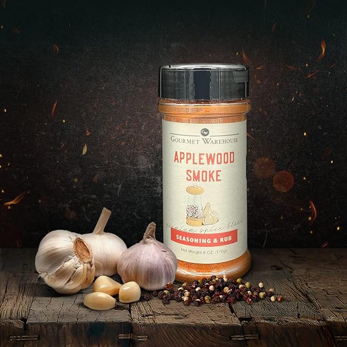 Gourmet Warehouse Applewood Smoke Spice Rub 6 ozs 3 Pack - No MSG No HFCS