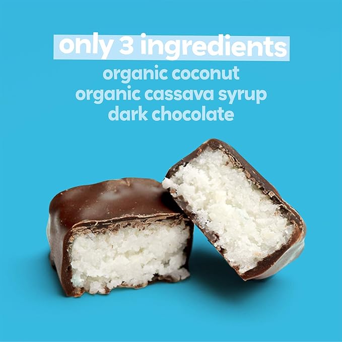 Unreal Dark Chocolate Coconut Bars | Certified Vegan Gluten Free Fair Trade Non-GMO | No Sugar Alcohols or Soy 1.3 Oz (Pack of 12)