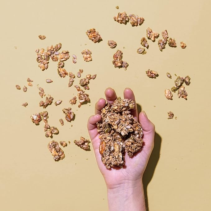 Lark Ellen Farm Vanilla Cinnamon Cacao Cherry Berrylicious Grain Free Granola Clusters Crunchy Gluten Free Bites for a Healthy Snack Healthy Breakfast Cereal or Yogurt 8 oz - 3 Count