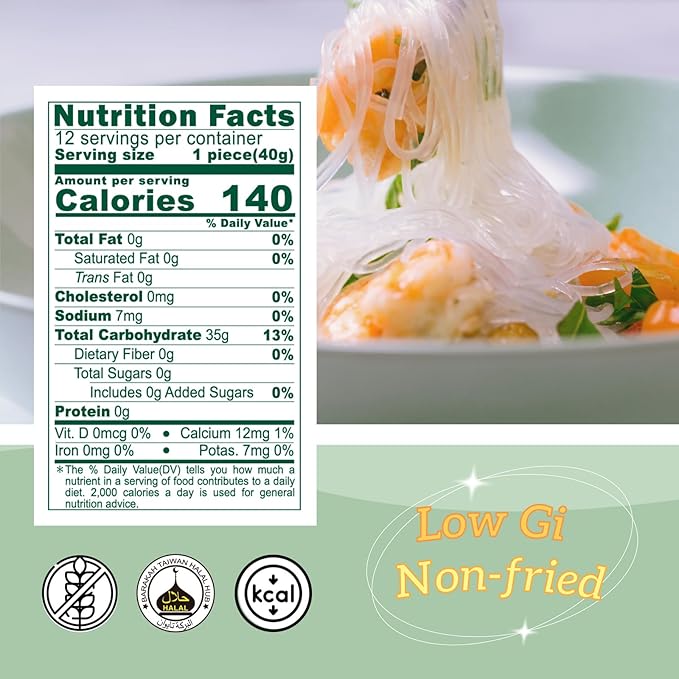 SUN RIGHT Premium Mung Bean Vermicelli (Glass Noodles) Bean Thread Noodles Rice &amp Pasta Alternative Gluten-Free Vegan Perfect for Stir Fry Hot Pot &amp Asian Dishes | 1 Pack (16.9OZ)