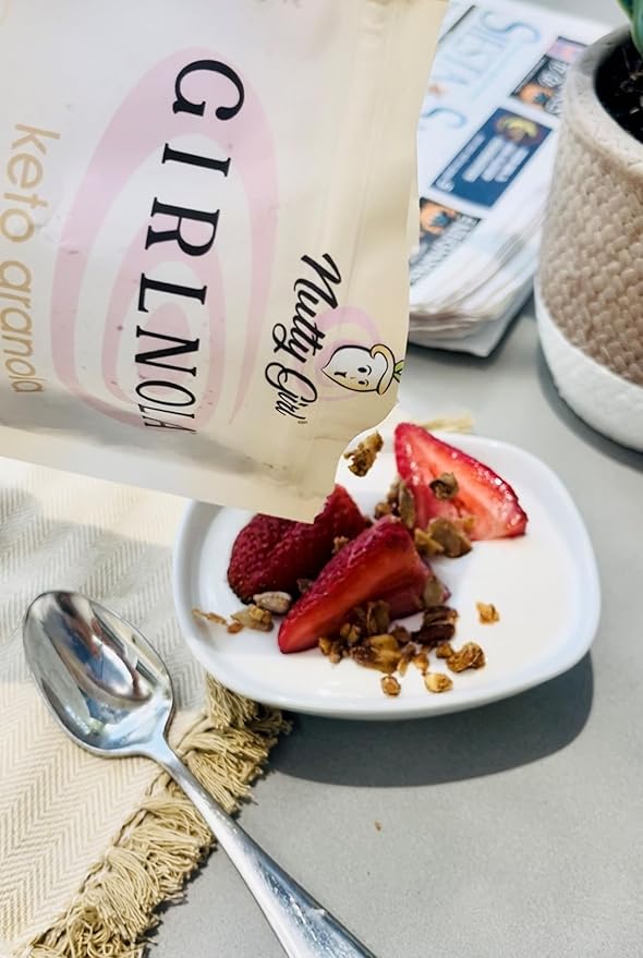 Low Sugar Low Carb Granola Cereal | Variety (10oz) 4 Pack | Nutty Girl Keto Girlnola®