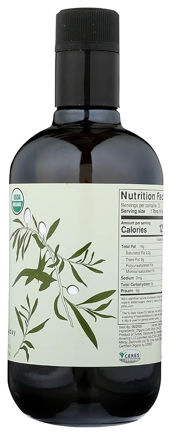 Oleamea Premium Everyday | Organic Olive Oil Extra Virgin | 2023 Harvest | Award Winning | Early Harvest Cold Pressed Medium Intensity | 16.9 Fl Oz