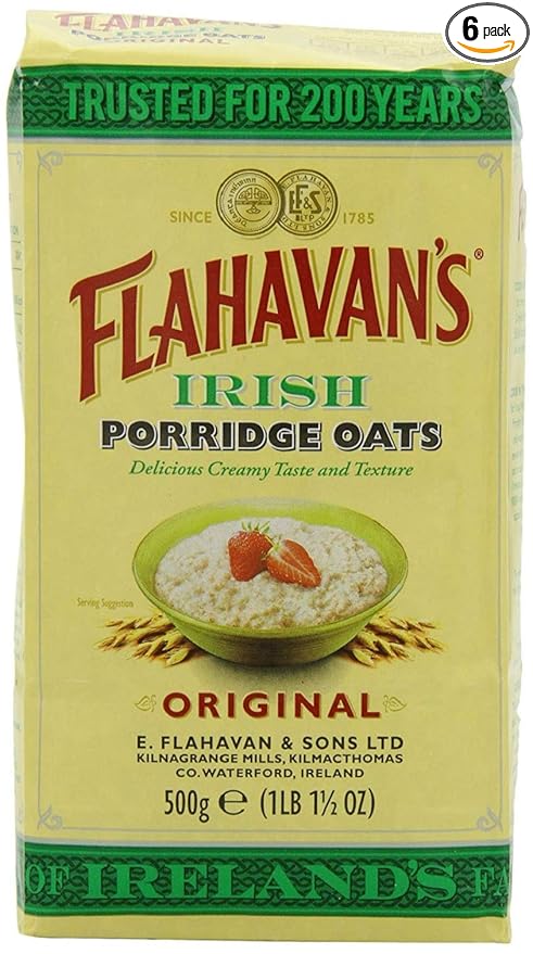 Irish Porridge Oats 17.5-Ounce Bags (Pack of 6) New Type