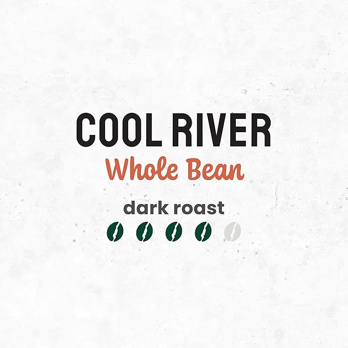 City Brew Cool River - Dark Roast Whole Bean Coffee - 2Lb
