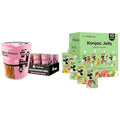 Hethstia Protein Ramen Cup &amp Konjac Jelly Bundle – 32g Plant Protein Spicy Kimchi Ramen Soup with Drinkable Konjac Jelly Variety Vegan Low Calorie On-the-Go Healthy Meal &amp Snack Combo