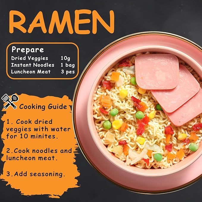 Ramen Toppings Ramen Seasoning for Ramen Noodles Dehydrated Vegetables Soup 12 Kinds of Natural Veggies Dried Vegetable Flakes Blend Add to Noodles Rice Soup Gluten Free Ideal for Gift 17.6 oz