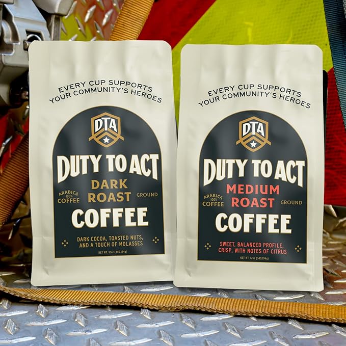 Duty to Act Dark Roast &amp Medium Roast Ground Coffee 2 lb. (Variety Pack)
