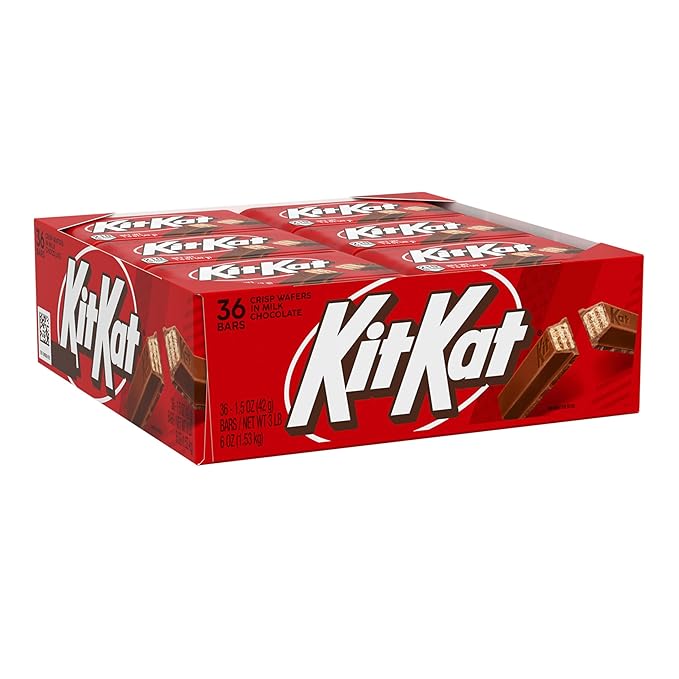 KIT KAT Milk Chocolate Wafer Candy Bars 1.5 oz (36 Count)