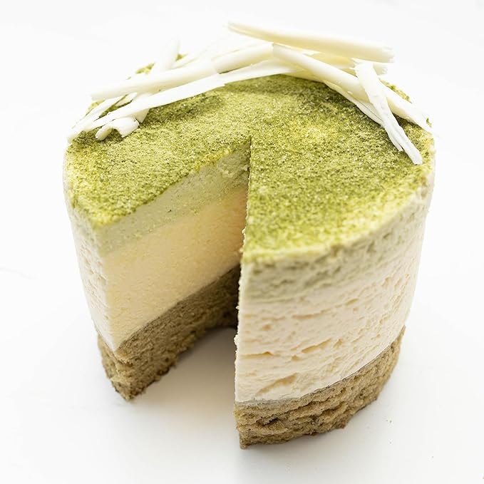 CrumbleCrate Matcha &amp White Chocolate Mousse Cake DIY Baking Kit for Adults | Gourmet Cake Making Set | Pre-Measured Ingredients &amp Baking Tools Included