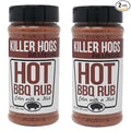 Killer Hogs Steak &amp Burger Seasoning – Championship BBQ Grill Rub for Beef Steaks Burgers and Chops – Savory Blend with Worcestershire &amp Garlic – Each 12 oz Shaker (2 Pack)
