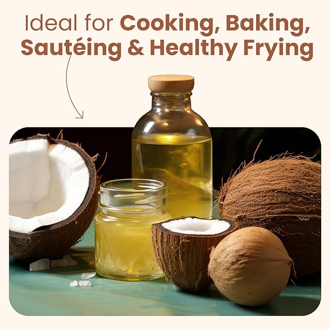 Wellsley Farms Organic Extra Virgin Coconut Oil - Unrefined 100% Pure &amp Natural - Vegan Non-GMO Gluten-Free and Keto-Friendly Cooking Coconut Oil - Ideal for Skin Care &amp Hair Care - 54 oz (