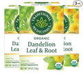 Traditional Medicinals Organic Dandelion Leaf &amp Root Herbal Tea Supports Kidney Function &amp Healthy Digestion (Pack of 3) - 48 Tea Bags Total