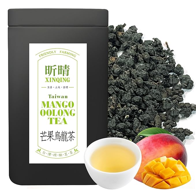 Xin Qing Taiwan Mango oolong Tea Taiwan high mountain oolong tea Loose Leaf oolong Tea Taiwan Tea 150g / 5.29oz