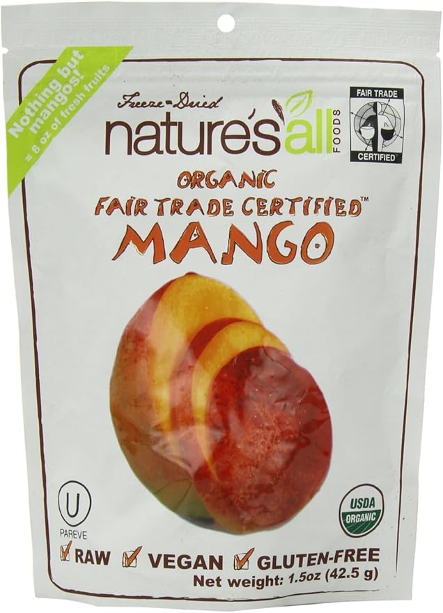 Organic Mangos Raw Dried Fruit 1.50 Ounces (Case of 12)