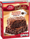 Betty Crocker Delights Supreme Original Brownie Mix 16 oz (Pack of 6)
