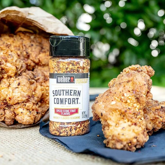 Weber Southern Comfort Whiskey Flavored BBQ Seasoning 6.5 Ounce (Pack of 6)