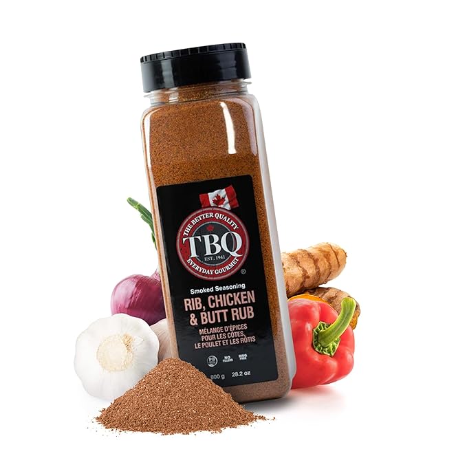 TBQ Rib Chicken &amp Butt Rub 800g - 28.2oz Global Plant Based Certified MSG Free No Fillers