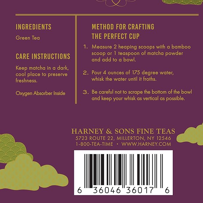 Harney &amp Sons Supreme Matcha 80 gram tin 2.82 ounces Powdered Green Tea for Everyday Matcha Lattes Baking