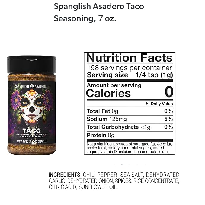 Mexican Traditional Seasoning Mix Asadero-Style Spice Blend for Chicken Beef Pork and Vegetables with Bonus Slap Ya Mama Seasoning Packet (7.3 oz Taco/Fajita)